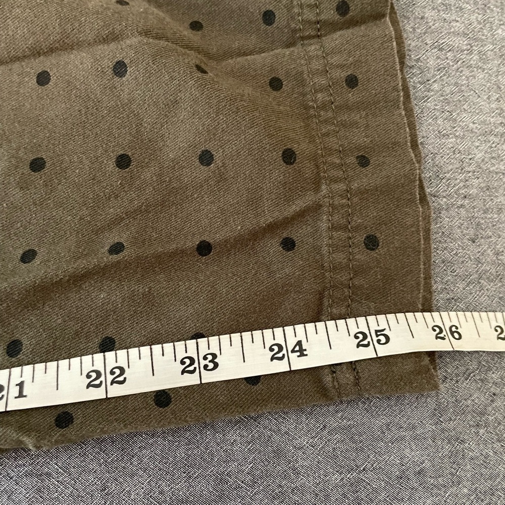 Madewell Olive Polka Dot Coastal Jumpsuit XS - Picture 8 of 11